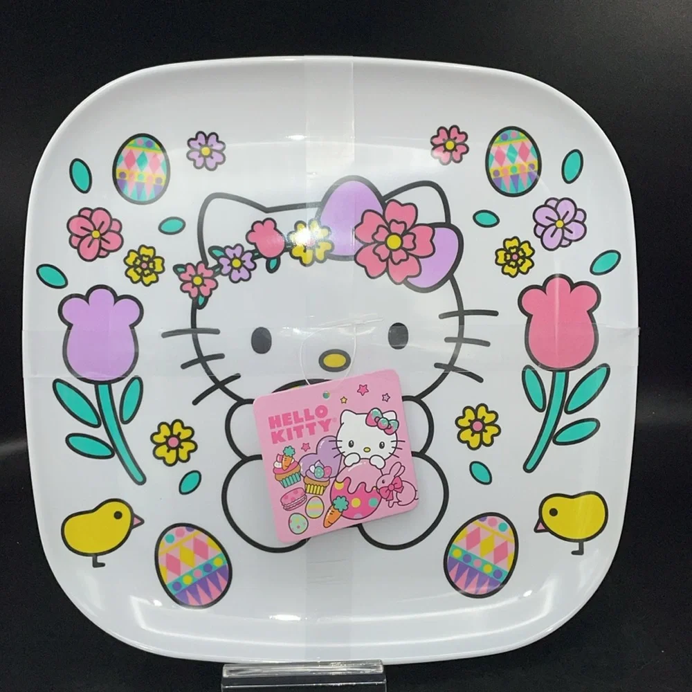 Hello Kitty Easter Plate Set & Ramekin bundle - Picture 3 of 5